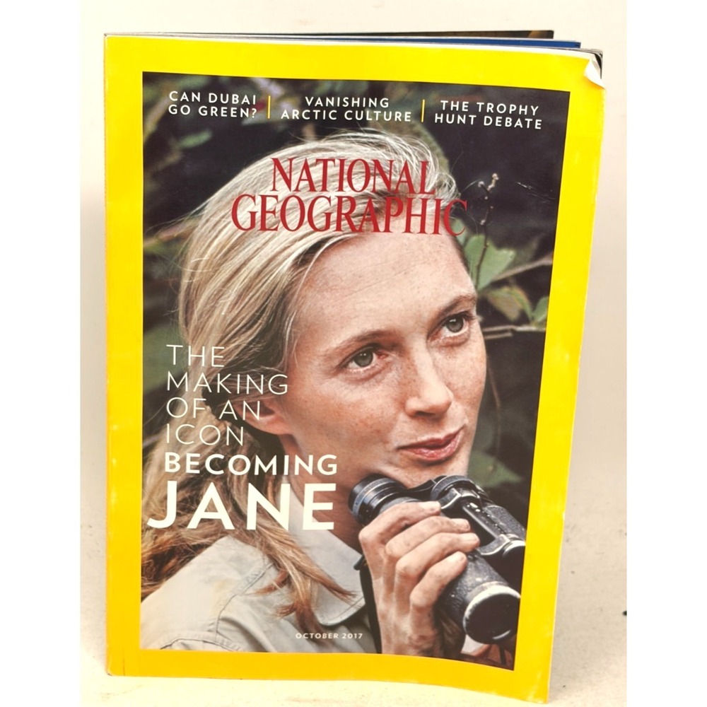 National Geo Magazine October 2017 Jane Goodall Arctic Culture Trophy Hunt